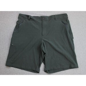 Columbia Sportwear Shorts‎ Mens Size 40/50 Green Elastic Cargo 9" Inseam
